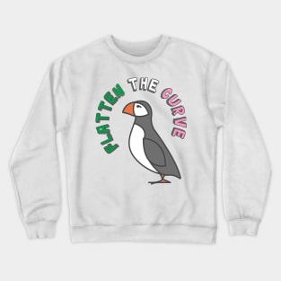 Flatten The Curve || Puffin || Newfoundland and Labrador Crewneck Sweatshirt